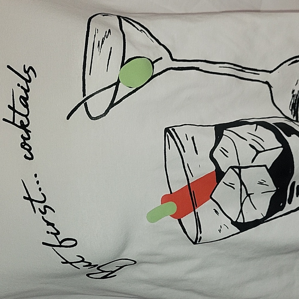 Boohoo Plus But First Cocktails Baby Tee - Picture 2 of 7